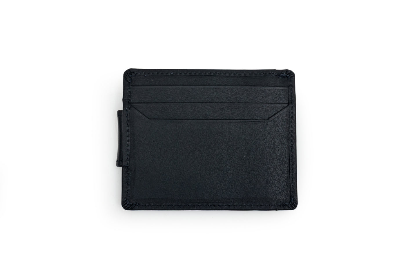 Aqua, the money clip card holder in softy leather.