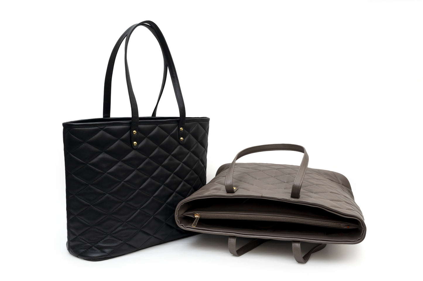 Everyday Elegance, Leather Tote Bag.