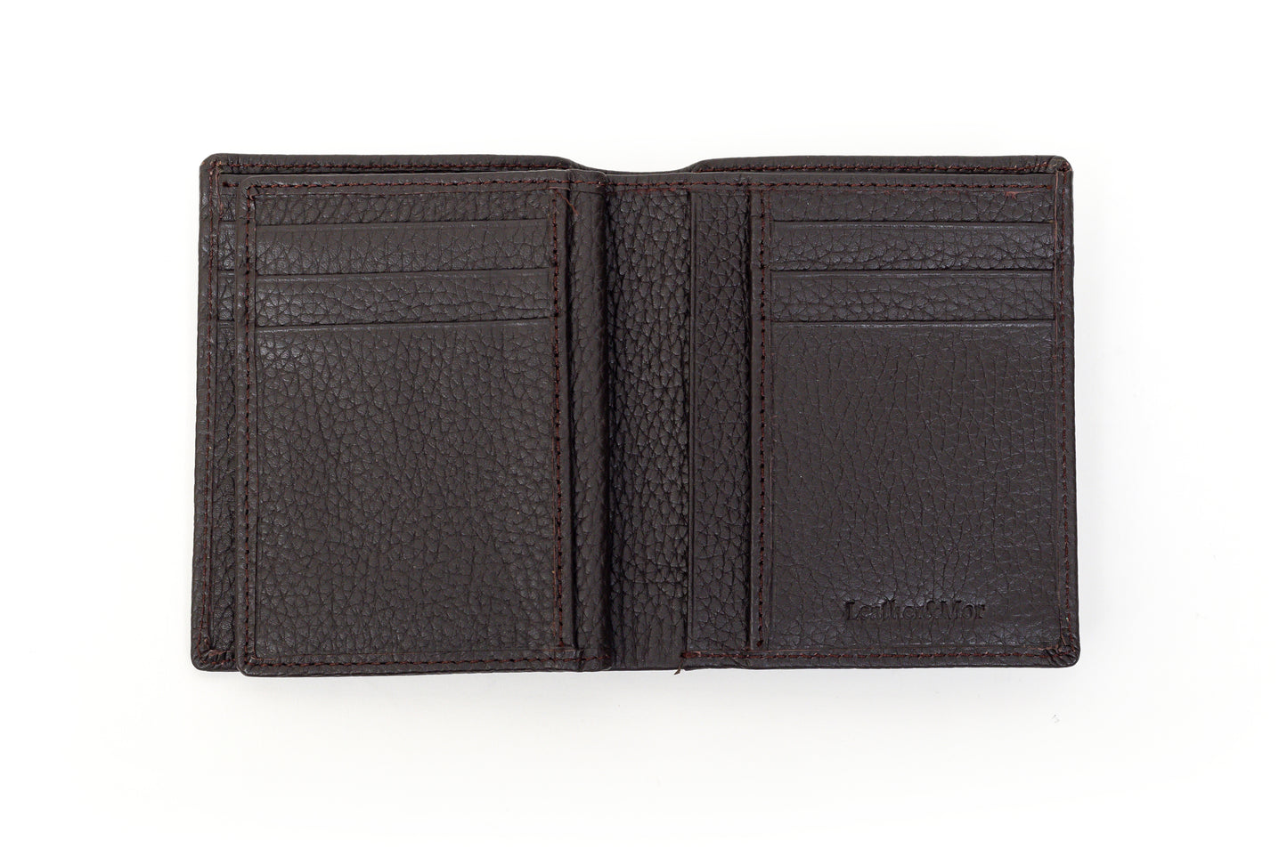 Y, the brown credit card wallet.