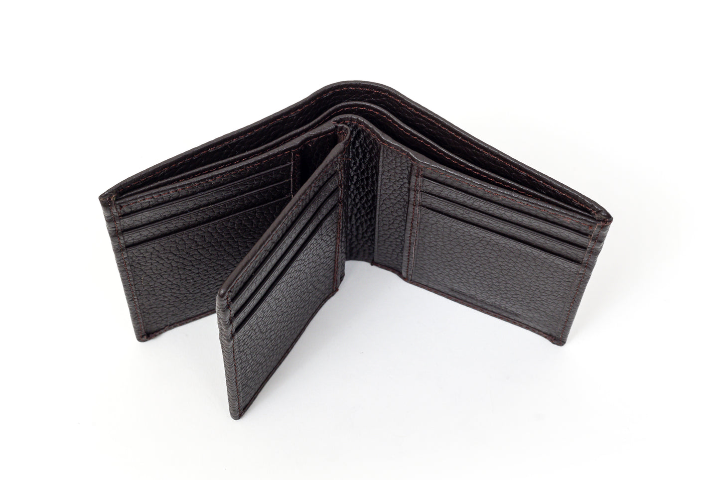 Y, the brown credit card wallet.