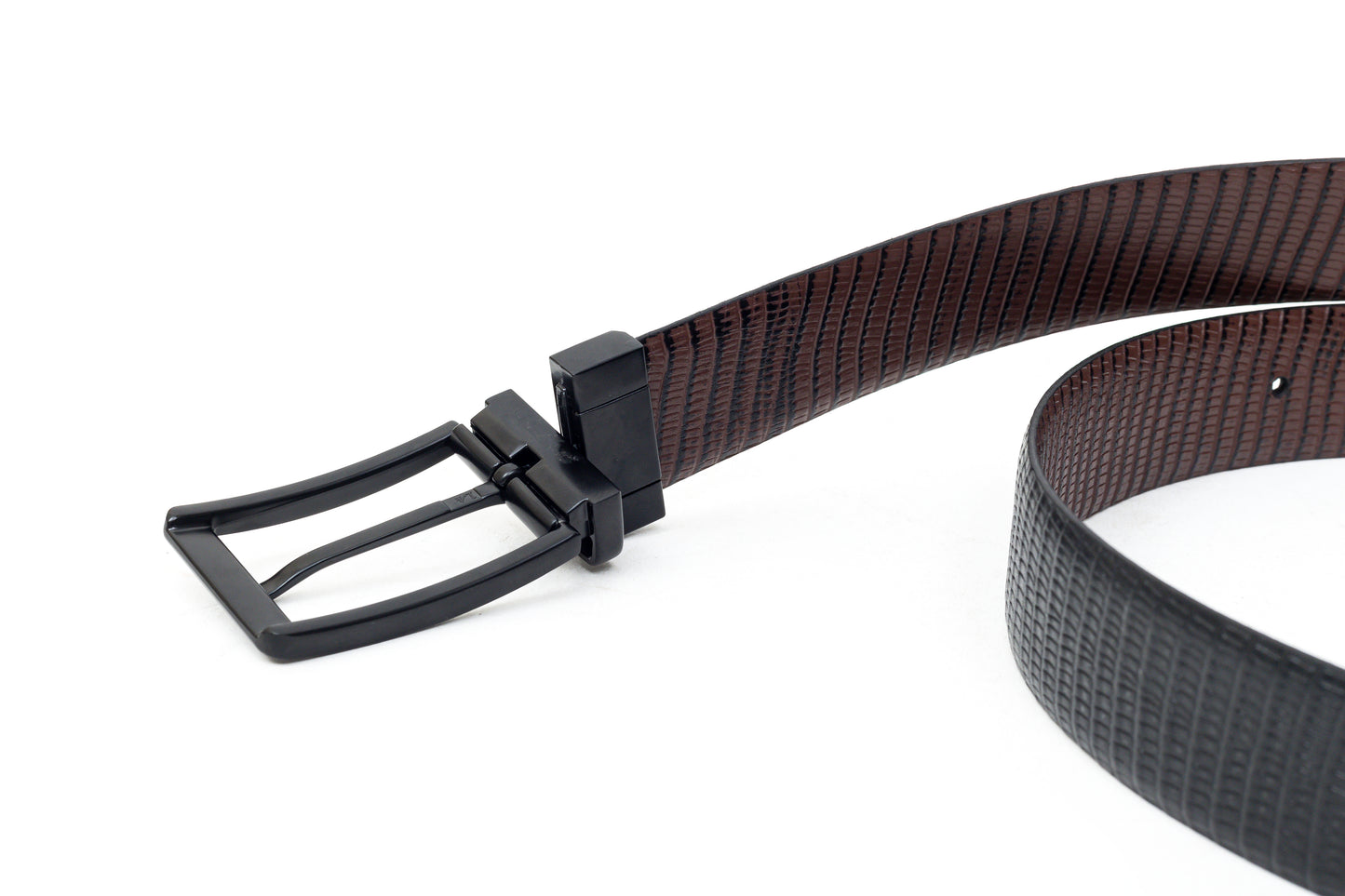 Odyssey, the black with brown reversible belt.
