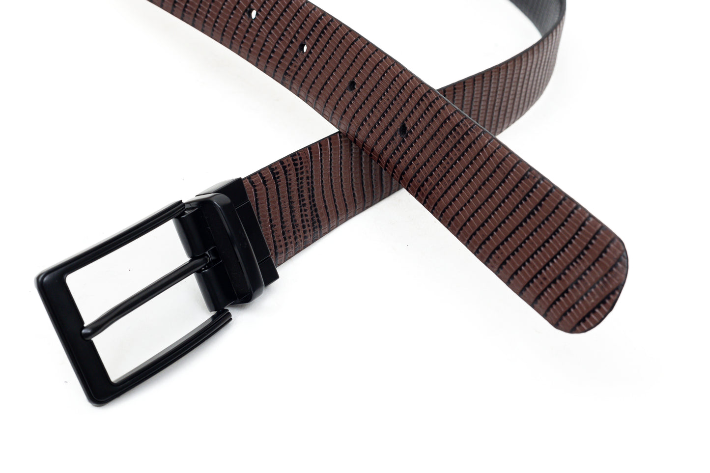 Odyssey, the black with brown reversible belt.