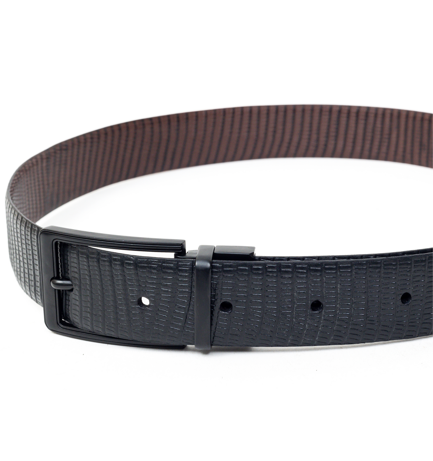 Odyssey, the black with brown reversible belt.