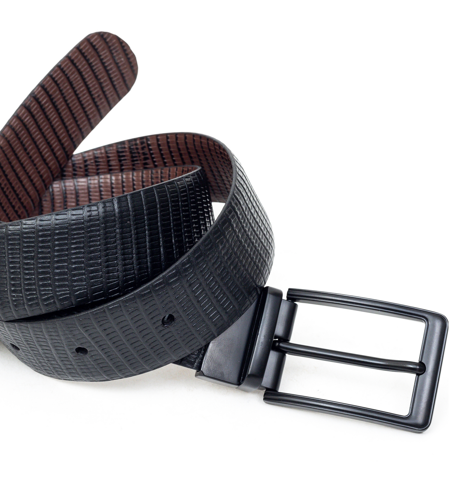Odyssey, the black with brown reversible belt.