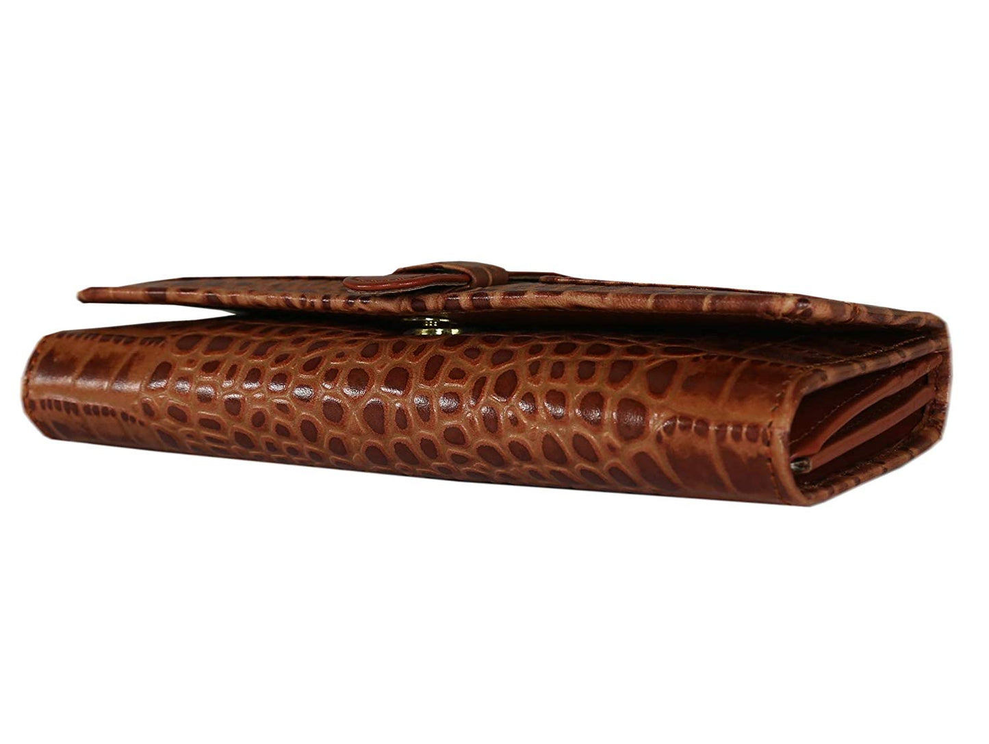 The Vida, tan croco wallet.