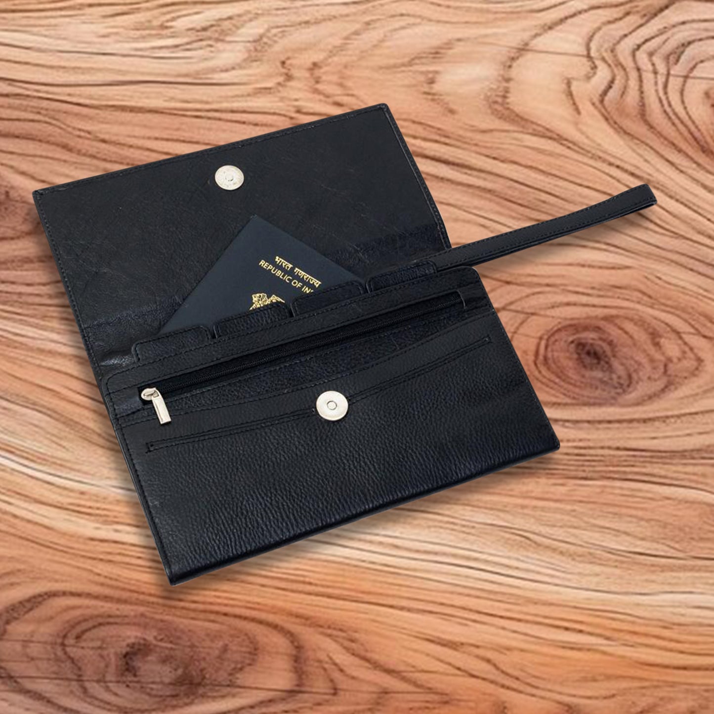 The Gem, Travel Leather Passport Pouch