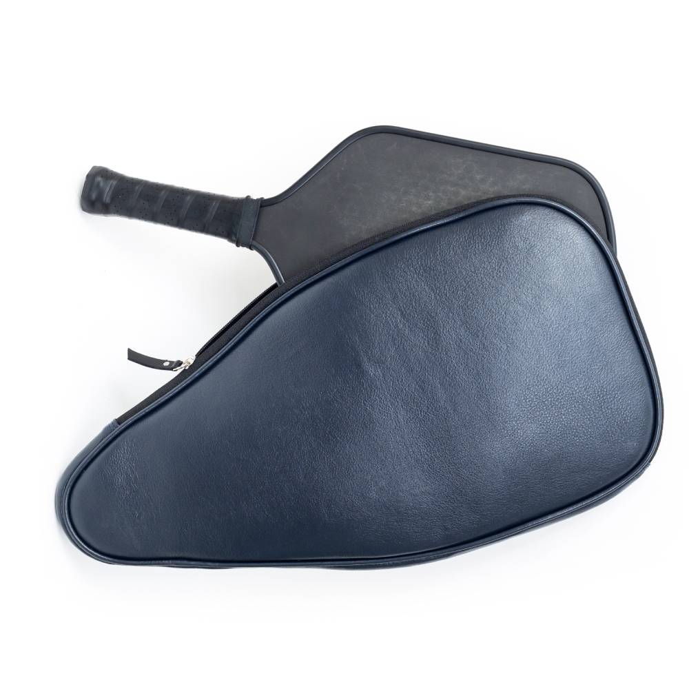 The Unisex leather Pickle Racket Protective Case by L&M.