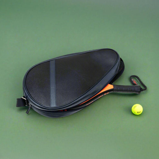 The Padel & Pickle Racket Cover in Leather