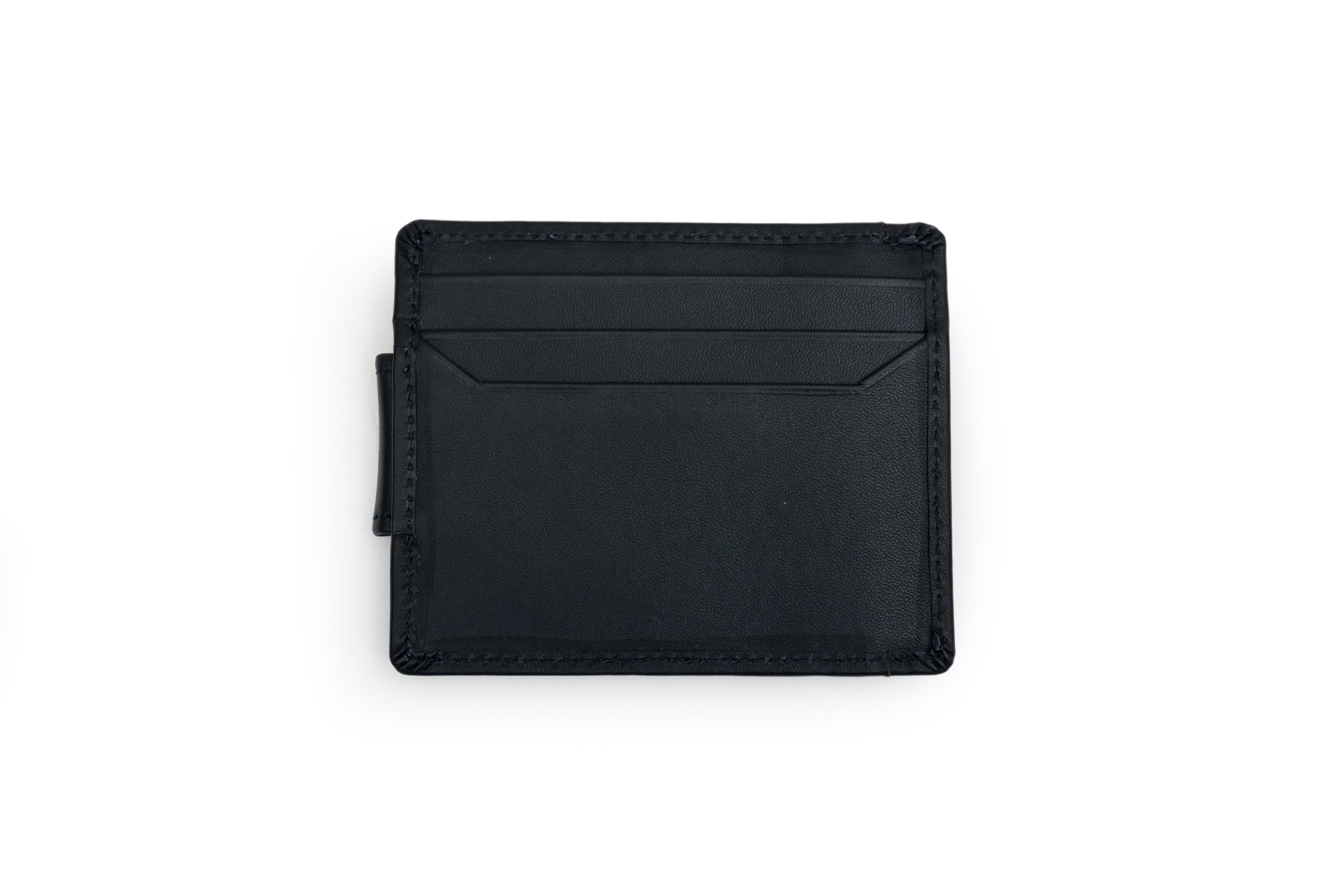 Aqua, the money clip card holder in softy leather.