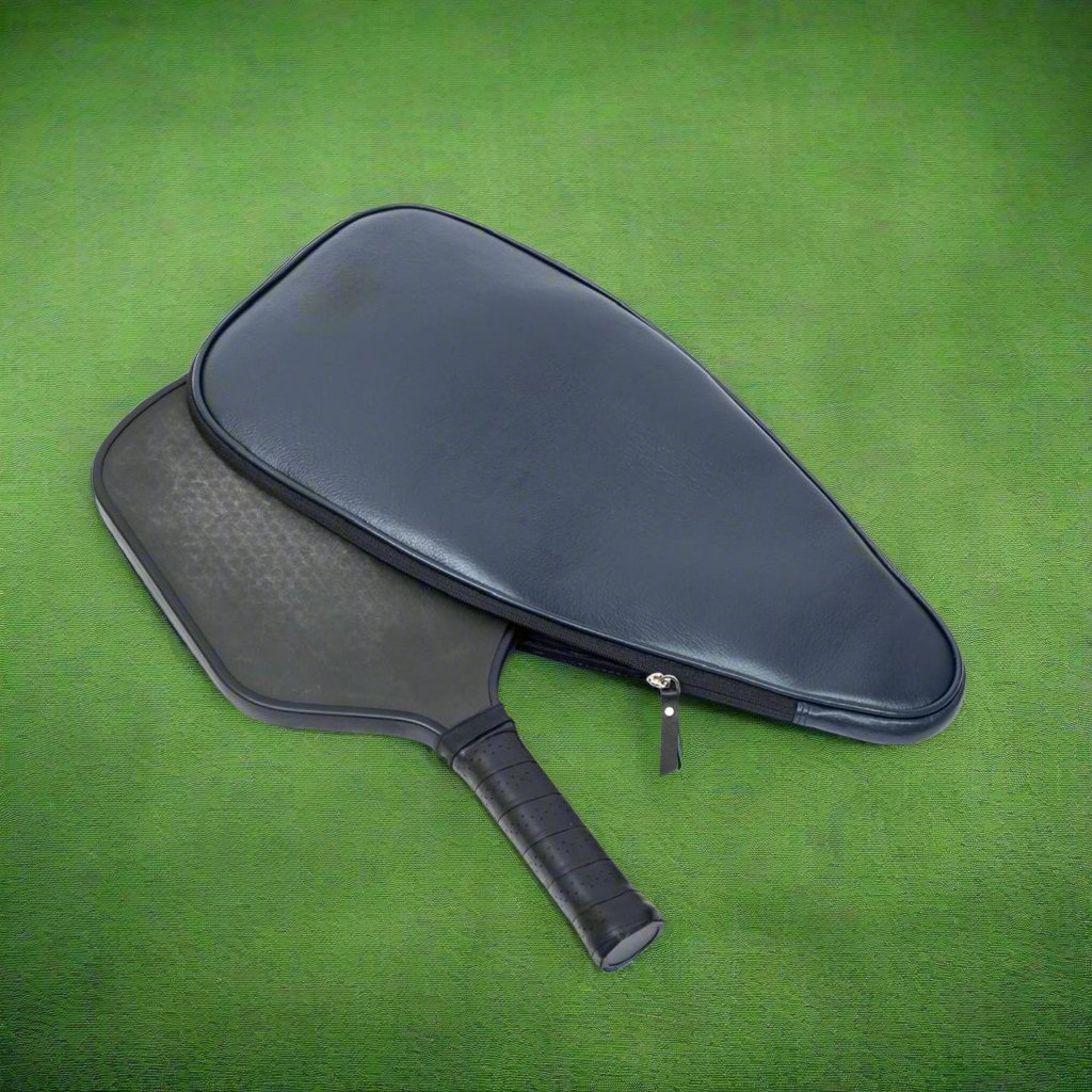 The Unisex leather Pickle Racket Protective Case by L&M.