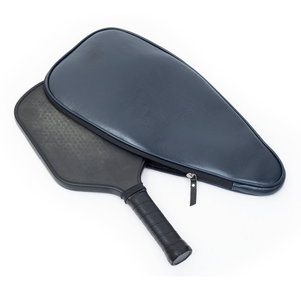 The Unisex leather Pickle Racket Protective Case by L&M.