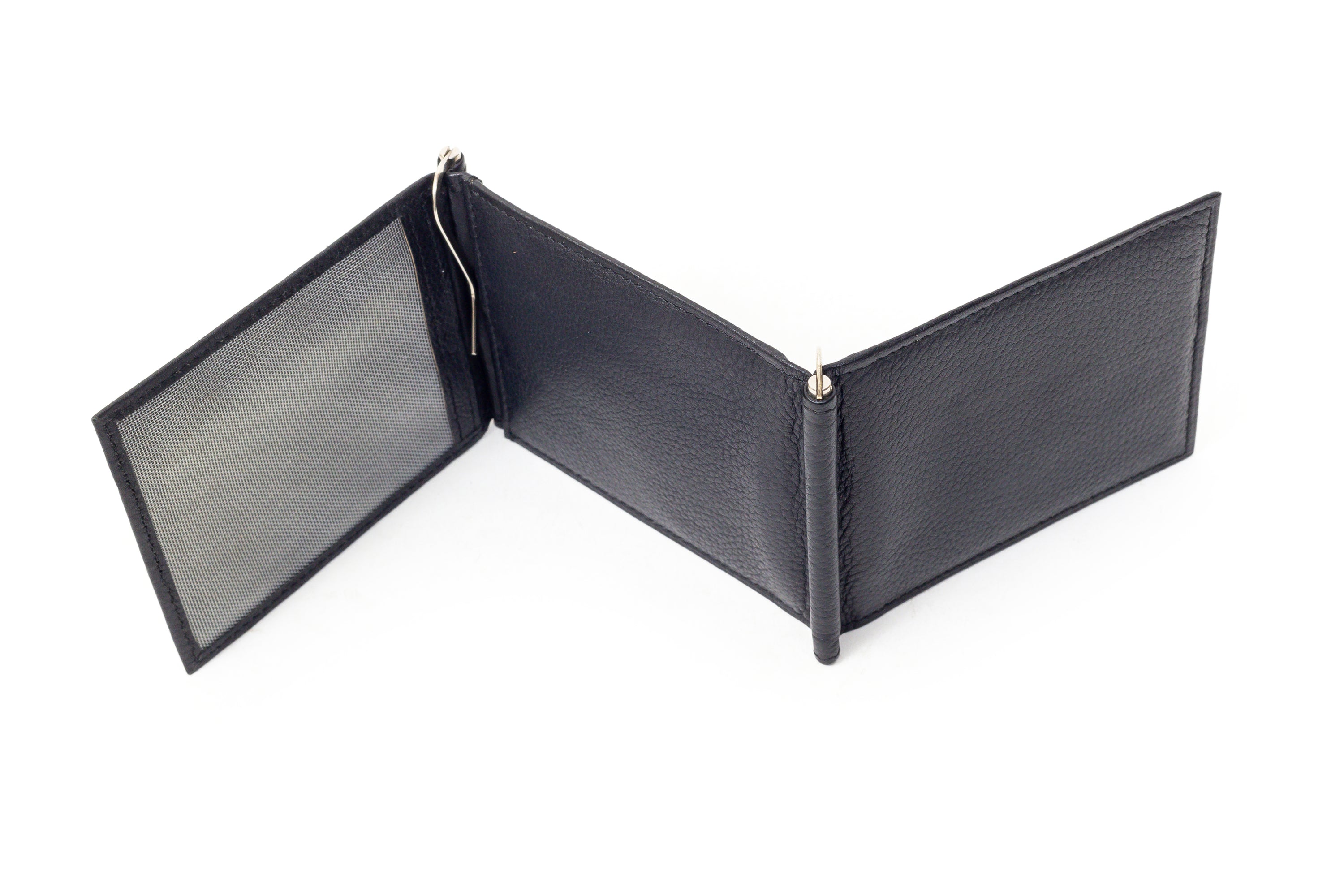 Unisex double money clip card holder for corporate gifting.