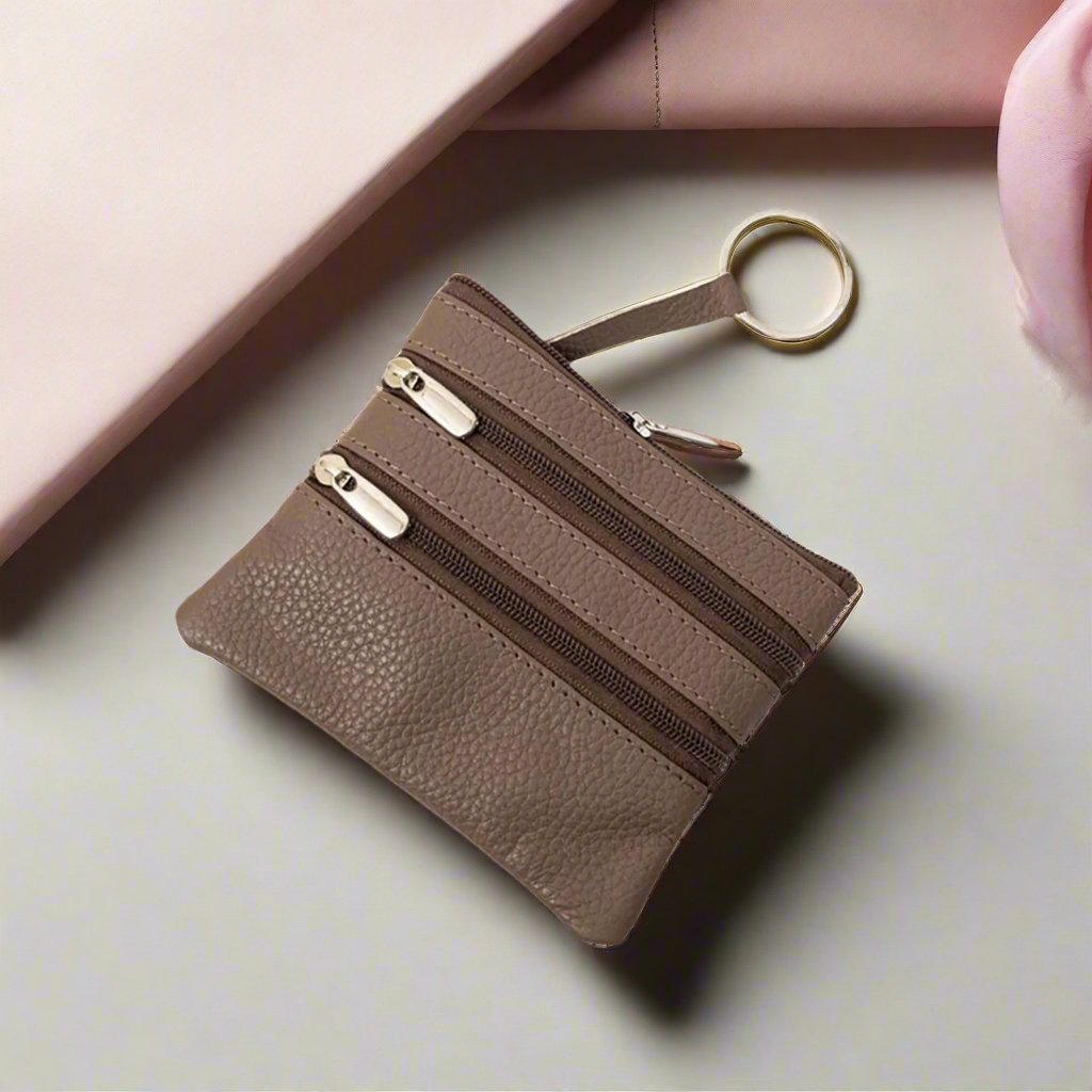 Luxe, The Card, Key & Coin leather Case.