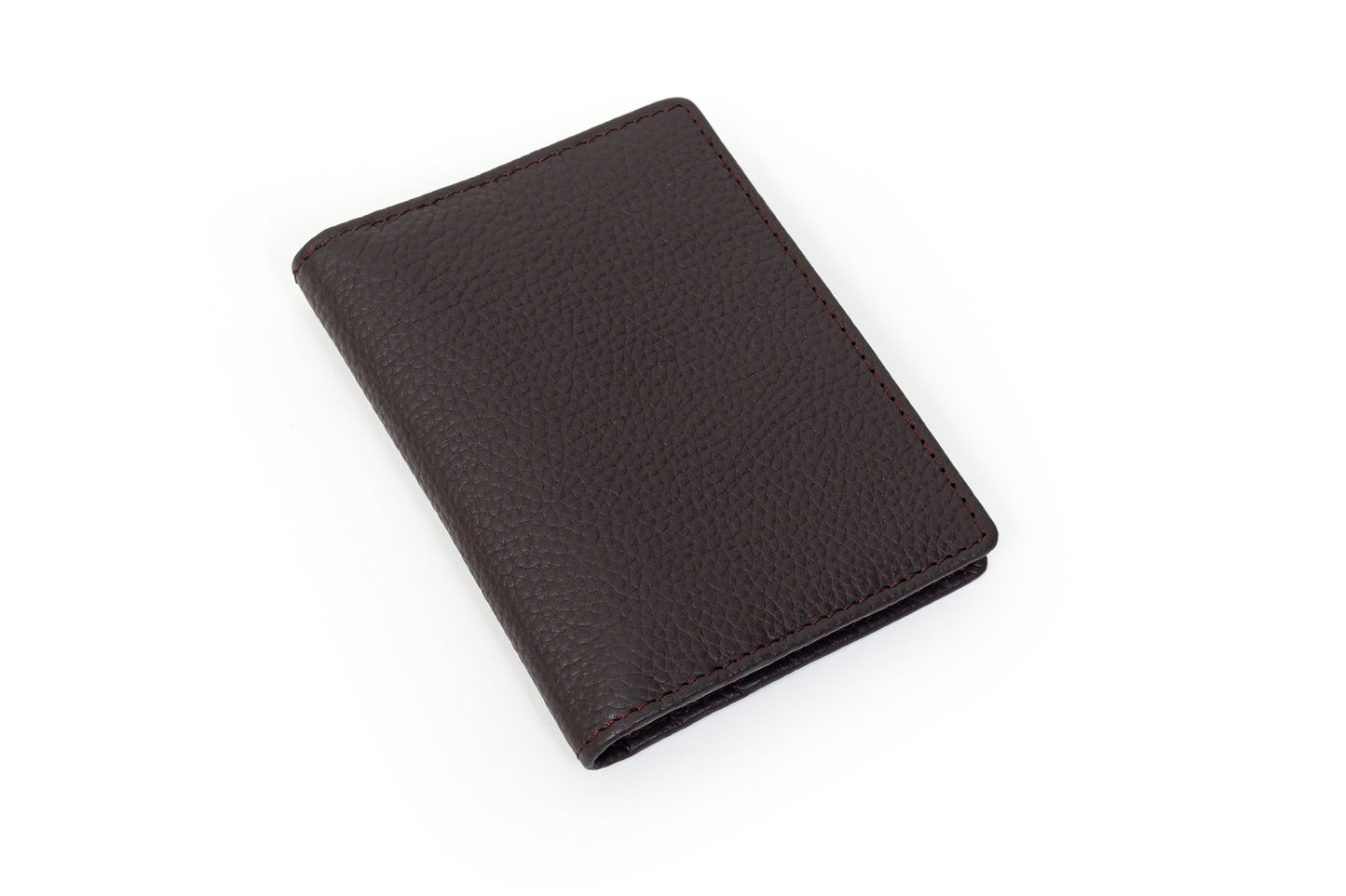 Regent, Unisex Bifold Card Case Brown