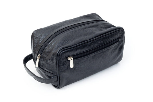 Unisex toiletery bag for corporate gifting.
