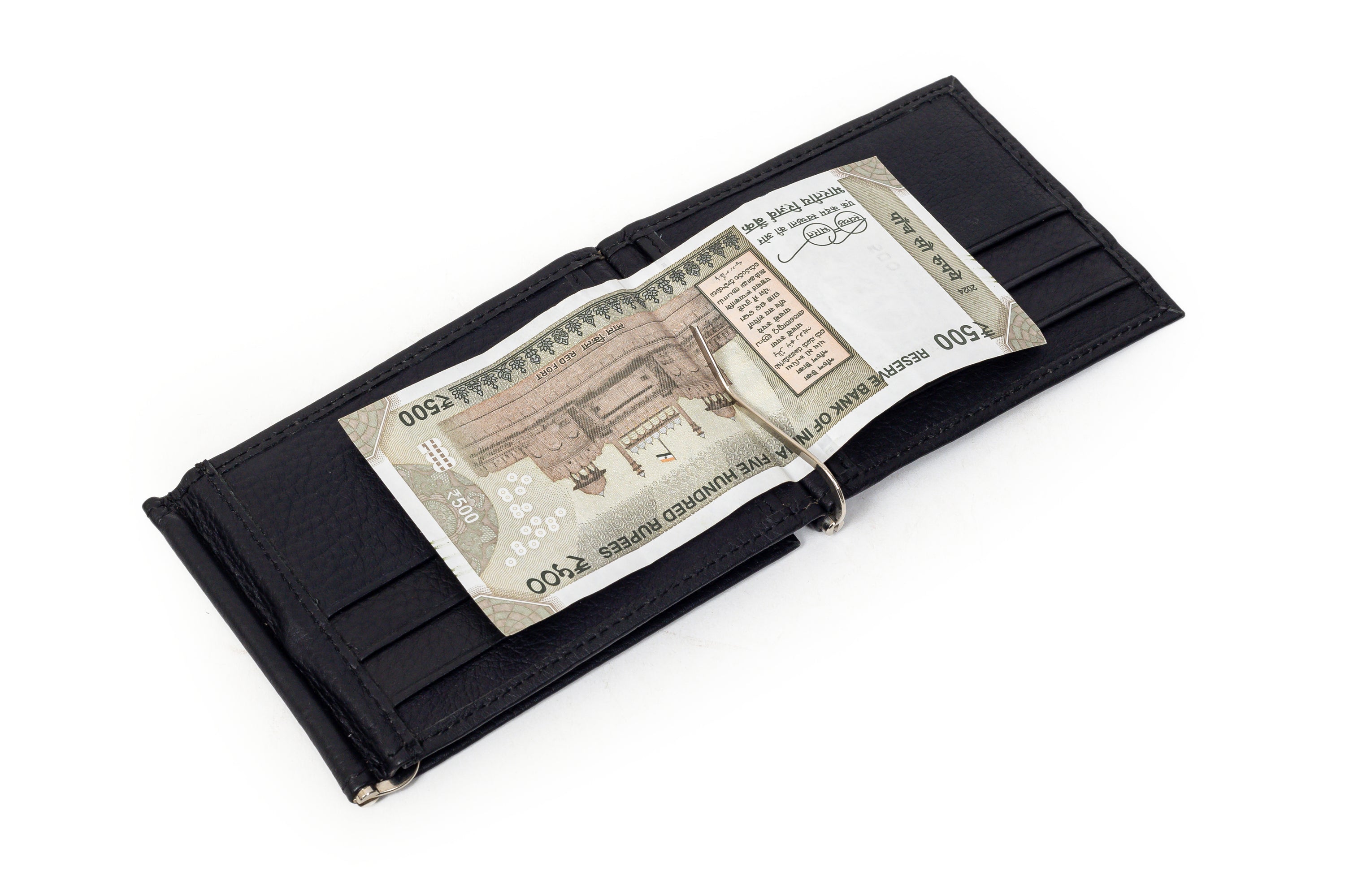 Unisex double money clip card holder for corporate gifting.