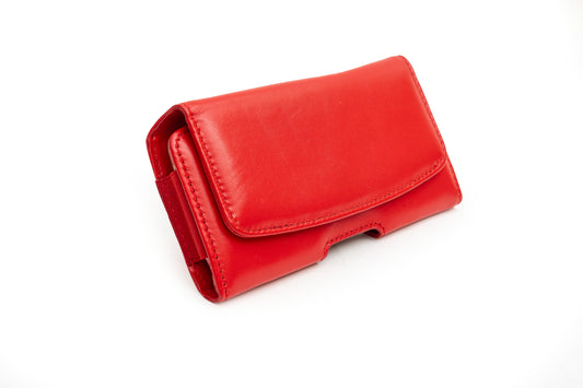 Corporate gifting for women, luxurious leather mobile case.