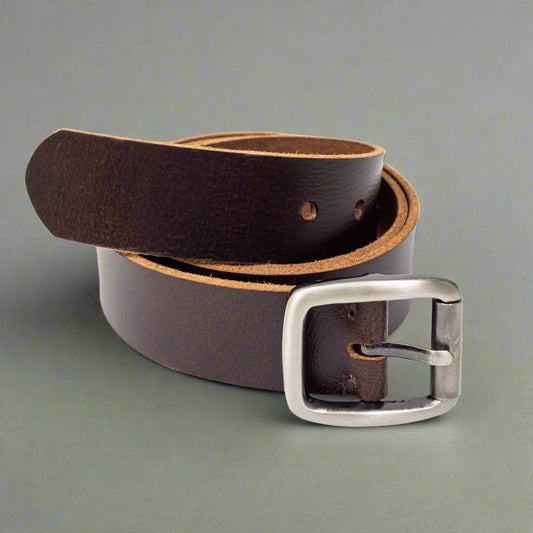 Ridge, The Brown single side fashion belt for men