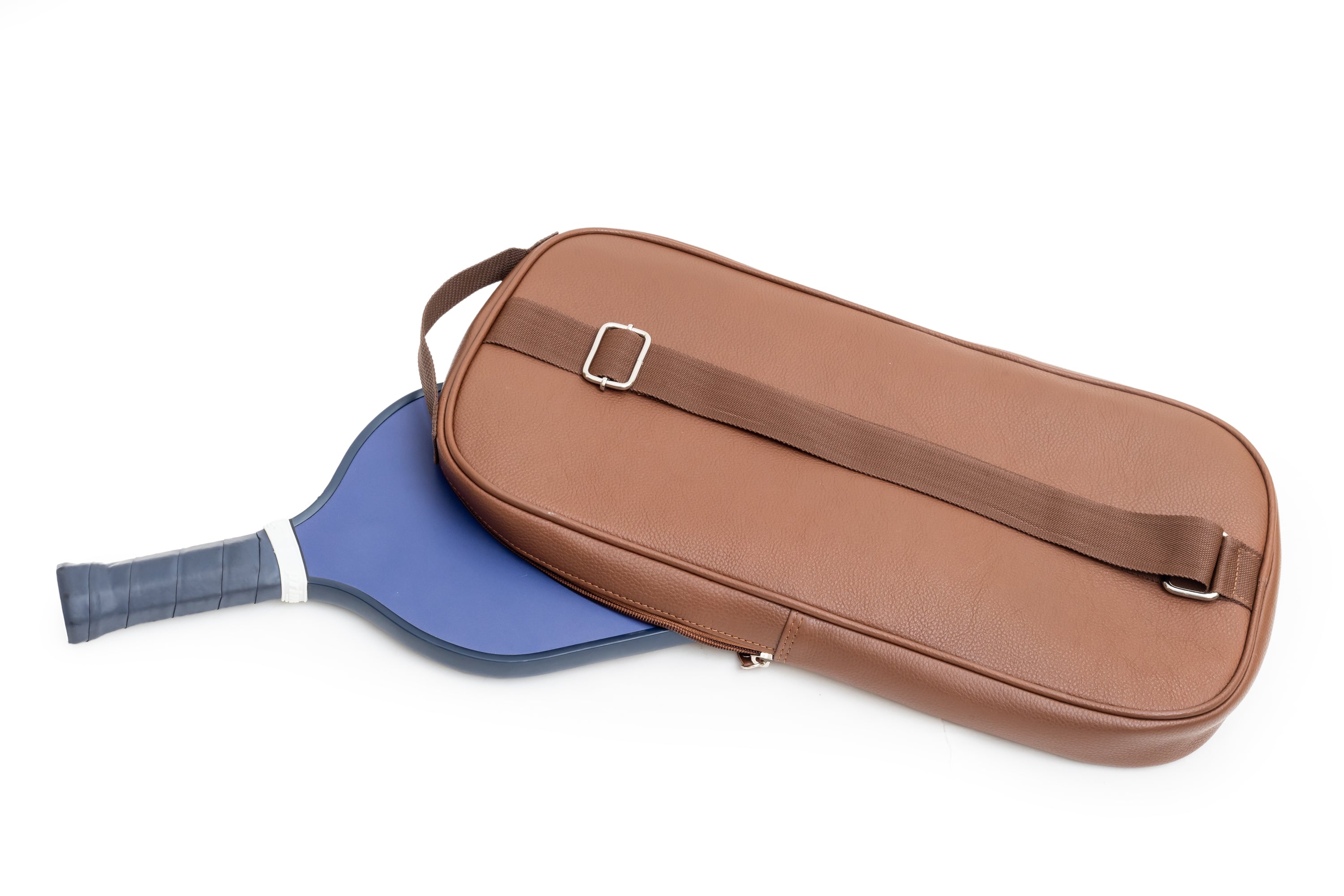 Unisex Leather Pickle Racket Bag by Leather & Mor