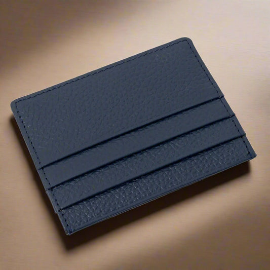 The L&M slim card holder Navy Blue
